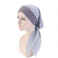 thumbnail image 4 of Bandeau Rétro pour Femmes avec Protection Solaire, Chimiothérapie, Perte de Cheveux, Pré-Noué, 4 of 6