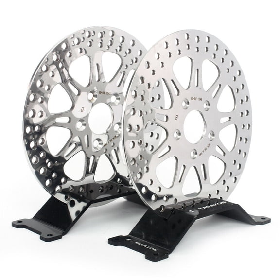 Front Rear Brake Rotors for Harley Dyna FXDWG FXRT FXRS Softail FLSTF FXSTS FXSTC 87-99