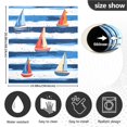 thumbnail image 5 of Yayeee Magnetic Dishwasher Cover for The Front Decoration Home Kitchen Machine Sticker Protector, Blue Sailboats, 5 of 6