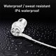 thumbnail image 5 of Auriculares inalámbricos Bluetooth con cuello blanco: Auriculares deportivos inalámbricos estéreo HD, micrófono con cancelación de ruido, atracción magnética, a prueba de sudor, inalámbricos para corr, 5 of 6