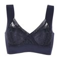 thumbnail image 1 of CHUANK Seamless Bras Full Coverage Wireless Push Up Bra for Women  Underwire Comfort V Neck Bralettes with Support 2 Pack Multicolor 4L, 1 of 9