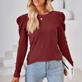 thumbnail image 2 of Pompotops T-shirt Ample à Manches Longues et Col Rond pour Femmes en Liquidation, 2 of 7