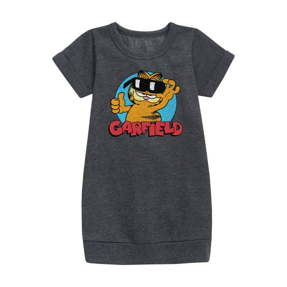 Garfield - Garfield Sunglasses - Toddler & Youth Girls Fleece Dress