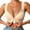 Beige, variant on Wang6 Womens Front Hook Closure Bras No Wire Seamless Everyday Bras Large Bust Lace Demi Underwear Deep V Neck T Shirt Bra Bralettes Rose Gold XL
