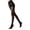 Black-Black, variant on Women's Elegant Sheer Diamond-Patterned Fashion Tights - Womens - Female (Small/Medium, Black/Black)