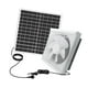 thumbnail image 5 of Ventilador solar con persiana, ventilador de ventilación de 12 V, extractor de aire 6 pulgadas, 5 of 9