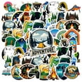 thumbnail image 3 of 35pcs-50pcs Colorful Outdoor Stickers Adventure Waterproof Stickers Nature PVC Stickers for Laptop Suitcase Phone, 3 of 9