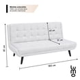 thumbnail image 2 of Sofa Cama Reclinable Sala Moderno Reforzado beige, 2 of 3