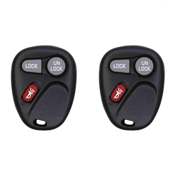 Keys4Less Car Key Fob Keyless Entry Remote for Chevrolet Silverado 1999-2001 FCC KOBUT1BT 2AOKM-GV3 Part Number 15732803 Pack of 2