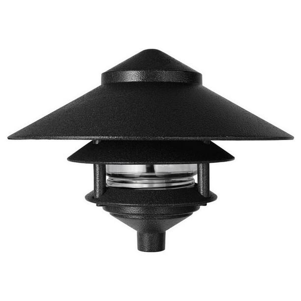 Rab LL323B 3Tier Lawn Lighting 75 Watt 120 Volt AC Black Powder Coated