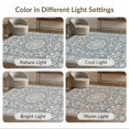 thumbnail image 7 of ODIKA 6'x9' Washable Area Rug Non-Slip, Chair-Friendly, Entryway Motif Rosette Decorative Panels Door Orientalisch Geometric for Dining Room, Under Table, Office Décor, 7 of 7