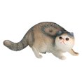 thumbnail image 1 of Figurine de Chat en Plastique Modèle de Chat Ornement Modèle Animal Réaliste, 1 of 7