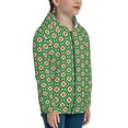 thumbnail image 5 of Naloa 60s and 70s Style Teenage Zipper Hoodie, Long Sleeve Zip Up Hoodies Casual Jackets Tops for 7-12 Years-Small, 5 of 6
