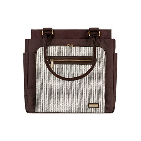 - JJ Cole Freeman Diaper Bag, Dashed Stripe