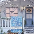 thumbnail image 6 of Hello Winter Snowflake Garden Flag 12.5x18 Double Sided Blue Snow Winter Holiday Yard Outdoor Decorative Flag, 6 of 6