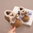 thumbnail image 6 of NOKIO Children'S Cozy Slip-On Short Boots Girls Spring Autumn Winter Cotton Shoes Plus Velvet Warm Versatile Short Boots Girls Soft Bottom Non Slip Boots, 6 of 8