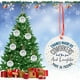 thumbnail image 2 of Christmas Ornament, 3D Printed PVC Pendant, Round Flat Decor for Holiday Tree, Festive Home Decorations, Personalized Keepsake for Family Celebrations, Seasonal Party Supplies, 2 of 2