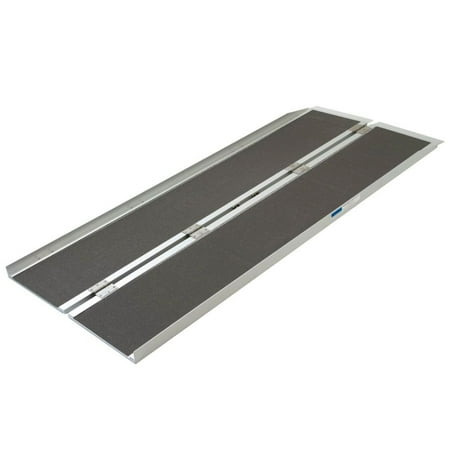 Silver Spring Mobility and Utility Ramp, 6 Foot Single Fold with Grit Surface