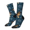 thumbnail image 1 of Balery German Shepherd Dog Calcetas Largas con Estampado para Hombre y Mujer – Suaves y Transpirables, Talla Única (US 5-11), 1 of 6
