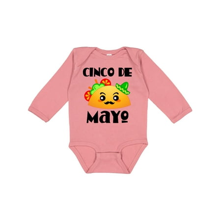 

Inktastic Cinco De Mayo Taco Party Gift Baby Boy or Baby Girl Long Sleeve Bodysuit