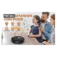 thumbnail image 2 of Portable CD Player with Built-in Speakers and Headphones for Music Listening, 2 of 5