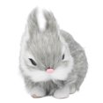 thumbnail image 4 of MiniCute Plush Rabbits Lifelike Animal Easter Bunny Simulation Model Gift, Rabbits Stuffed Doll, Soft & Comfortable, Desk Decorations, Garden Yard Porch, 4 of 8