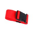 thumbnail image 2 of Matsuzay Correas de equipaje seguras y resistentes para viajes sin preocupaciones. Correas de equipaje esenciales para viajes. Almacenamiento y organización del hogar rojo, 2 of 6