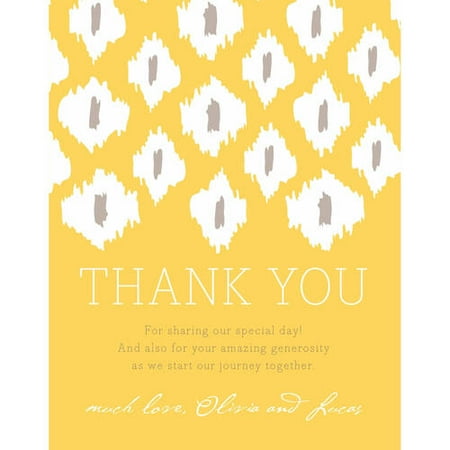 Modern Ikat Standard Thank You