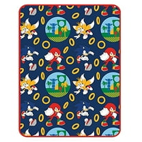 Franco Kids Bedding Super Soft Plush Throw Blanket, 46" x 60", Sonic The Hedgehog