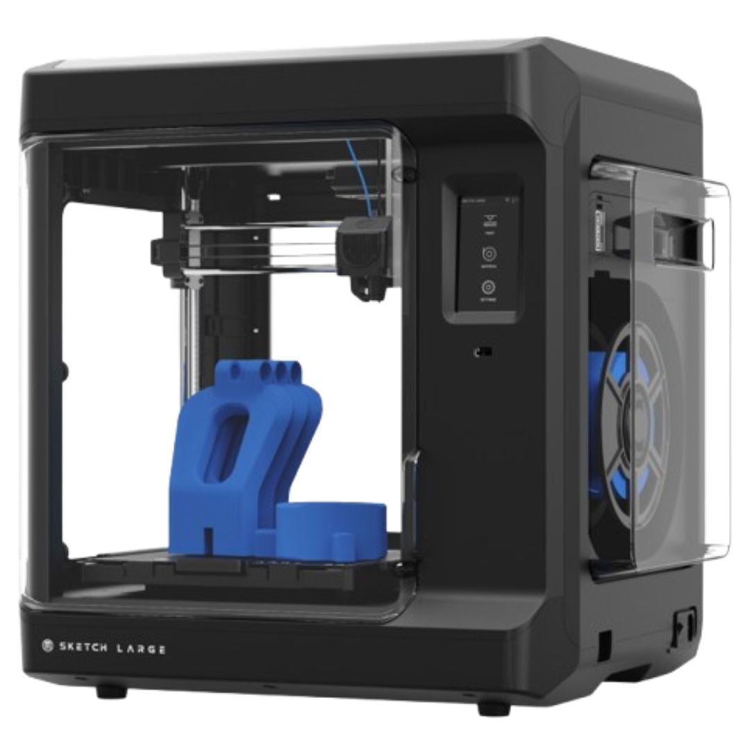 Open Box MakerBot Sketch 3D Printer with Fused Deposition Modelling Print Technology and Layer Resolution of 100 To 400 Microns (Black, Large)