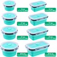 thumbnail image 3 of Recipientes de almacenamiento de alimentos Sudaya plegables, paquete de 8 unidades, 350 ml-1,2 l, 3 of 8