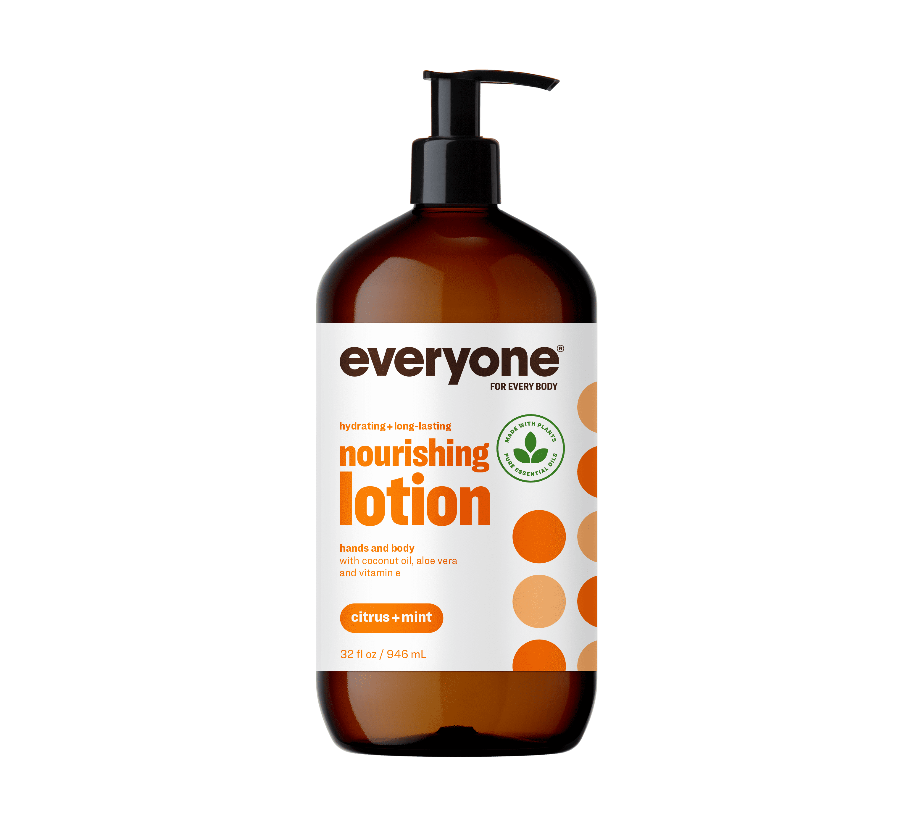 Everyone 3 in 1 lotion for hands face and body citrus mint 32 oz
