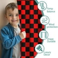 thumbnail image 3 of Blackout Kids Curtains,Black and Red Checkered Childrens Insulated Curtains Set Of 2,Bedroom Essentials,Toddler Room Decor 42"x54"(106x137cm), 3 of 4