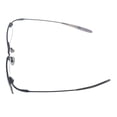 thumbnail image 4 of New Balance Mens Eyeglass Rectangle Rimless Metal NB 356 3 Gunmetal. 53mm, 4 of 6