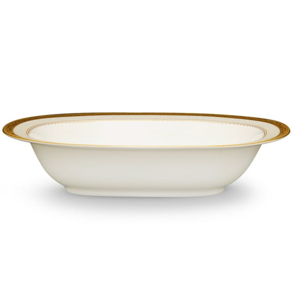 Noritake Odessa Gold Oval Vegetable Serving Bowl