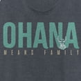thumbnail image 2 of Women's Lilo & Stitch Bold Ohana means Family Racerback Tank Top Navy Blue Heather Medium, 2 of 4