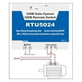 thumbnail image 3 of Gate Automation GSM Door Opener GSM Remote Switch 850/900/1800/1900MHz Remote Control Wireless Access Control, 3 of 8