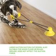 thumbnail image 4 of Dog Chew Suction Cup Tug Of War Corn Toy Multifunction Interactive Pet Aggressive Chewers Rope Puzzle Toothbrush Molar Bite Squeaky Toys Ball With Teeth Cleaning & Food Dispensing Feature, 4 of 9