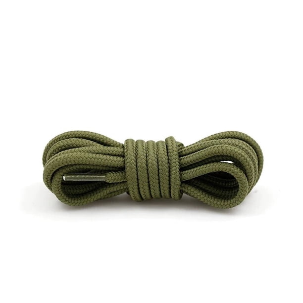 1 par de cordones redondos clásicos, cordones sólidos para zapatos, zapatillas informales, cordones para zapatos, cordones para botas, 70/90 cm/120 cm/150 cm, cordones de poliéster de 70 cm Gao Jinjia LED
