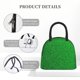 thumbnail image 4 of Easygdp Green Sparkling Shiny Bolsa de Almuerzo Insulada Grande, Forro de Aluminio, Diseño Espacioso, a Prueba de Fugas, Ideal para Trabajo, Picnics, Viajes y Actividades al Aire Libre, 4 of 6