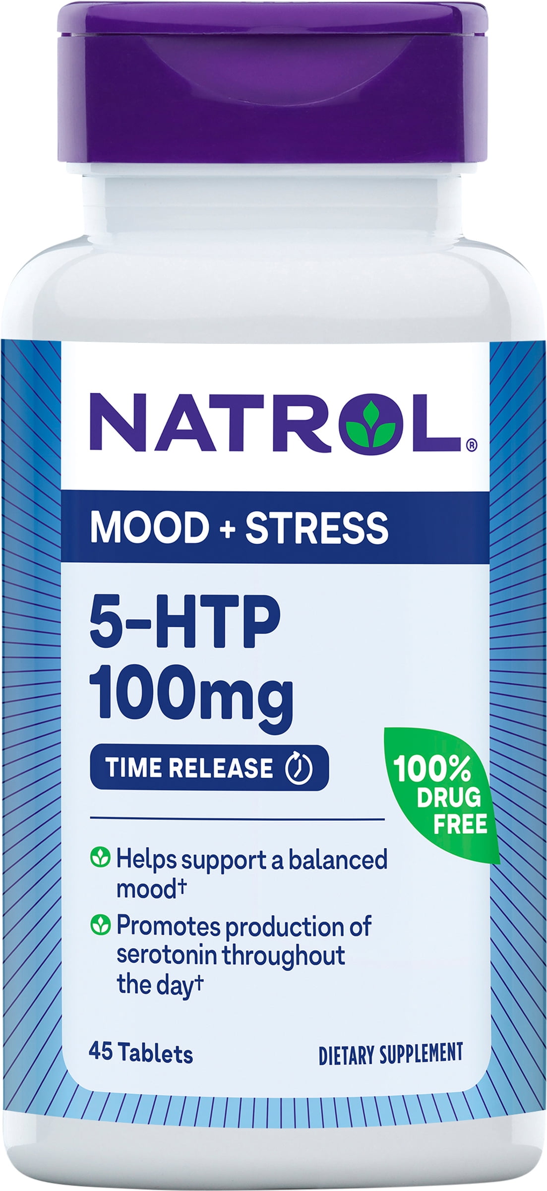 Natrol 5-HTP Time Release 100mg Tablets, 45 Ct