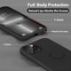 thumbnail image 4 of Compatible with iPhone 13 Pro Max Case 6.7inch with Ring Kickstand Liquid Silicone Microfiber Linner Anti-Scratch Full-Body Shockproof Protective Case, 4 of 4