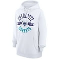 thumbnail image 2 of Women's G-III 4Her by Carl Banks  White Charlotte Hornets City Pullover Hoodie, 2 of 3