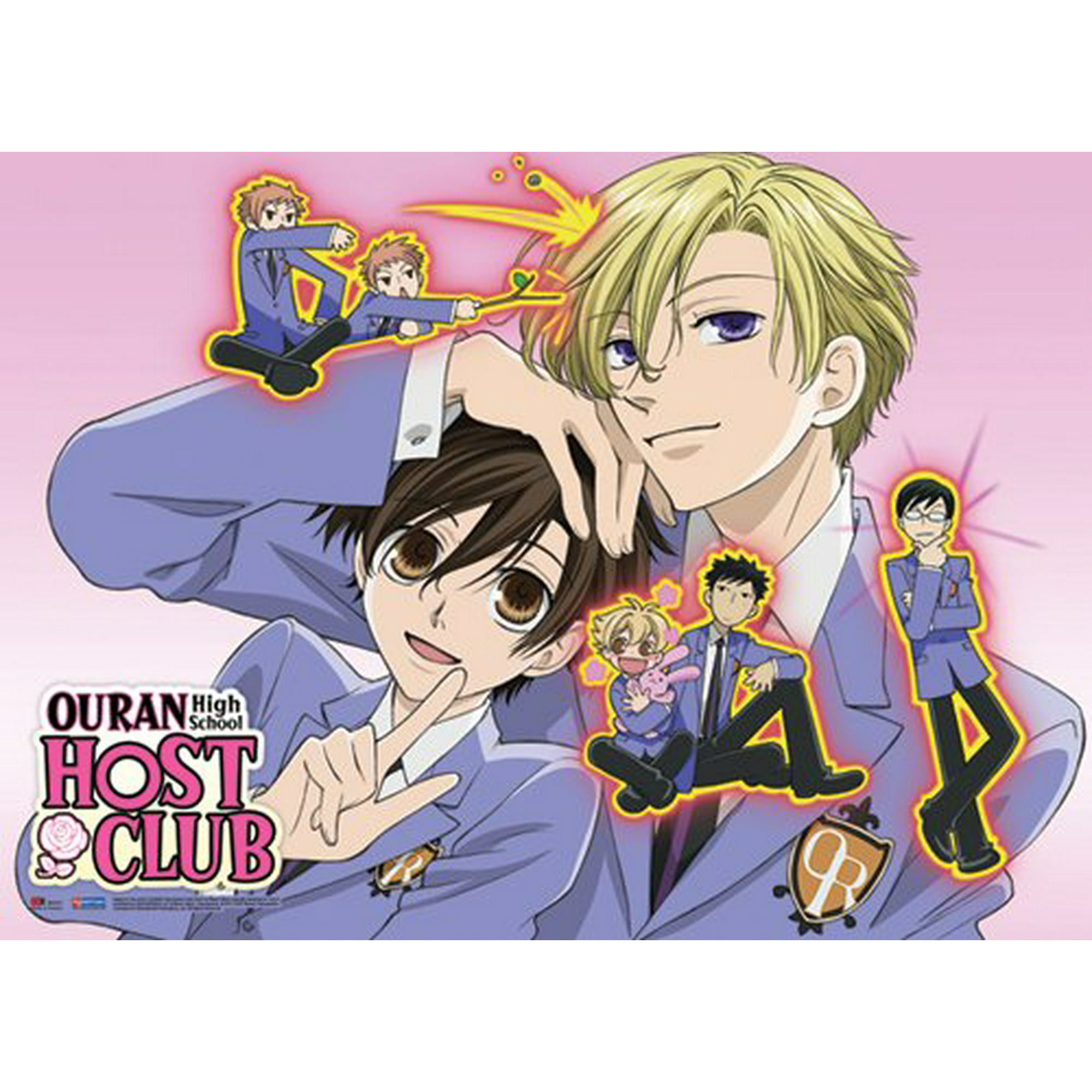 Wall Scroll - Ouran High School Host Club - New Chibi Club Anime Art ge5251  | Walmart Canada