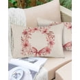 thumbnail image 6 of Spring Flowers Throw Pillow Cover 12 x 20 Inch Decorative Pillow Cover Floral Wreaths Watercolor Countryside Lumbar Pillowcase Seasonal Rectangle Cushion Case for Couch Sofa Bed Living Room, 6 of 7