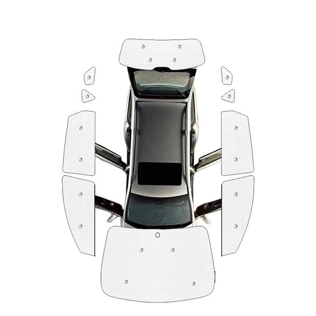 Car Sunshade Cover For Dongfeng Fengshen Aeolus AX3 2015-2019 Parasol Summer Sunscreen Windows Coverage Sunshade Auto