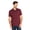 Burgundy Heather, variant on Men's Interlock Polo Shirt
