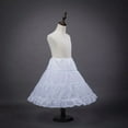 thumbnail image 5 of Girls 2 hoops petticoat full slip flower girl crinoline skirt kids flower girl underskirt, 5 of 5