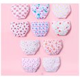 thumbnail image 3 of Emy Dola 12 Pack Girls Brief Kids Soft Underwear Panties Cotton Undies Adorable Prints Briefs for 2-10 Years Toddler, 3 of 7