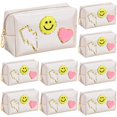 thumbnail image 1 of Parche con letras de chenilla Preppy Chunful Preppy para bolsa de maquillaje, 9 unidades, 1 of 6